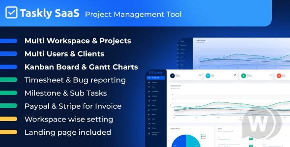 TASKLY SaaS v7.8 – 项目管理源码