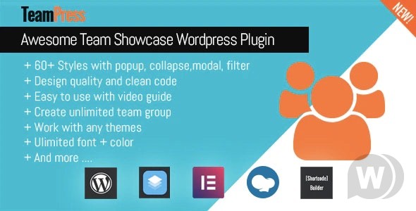 TeamPress v1.6.3（已汉化） – 团队展示插件