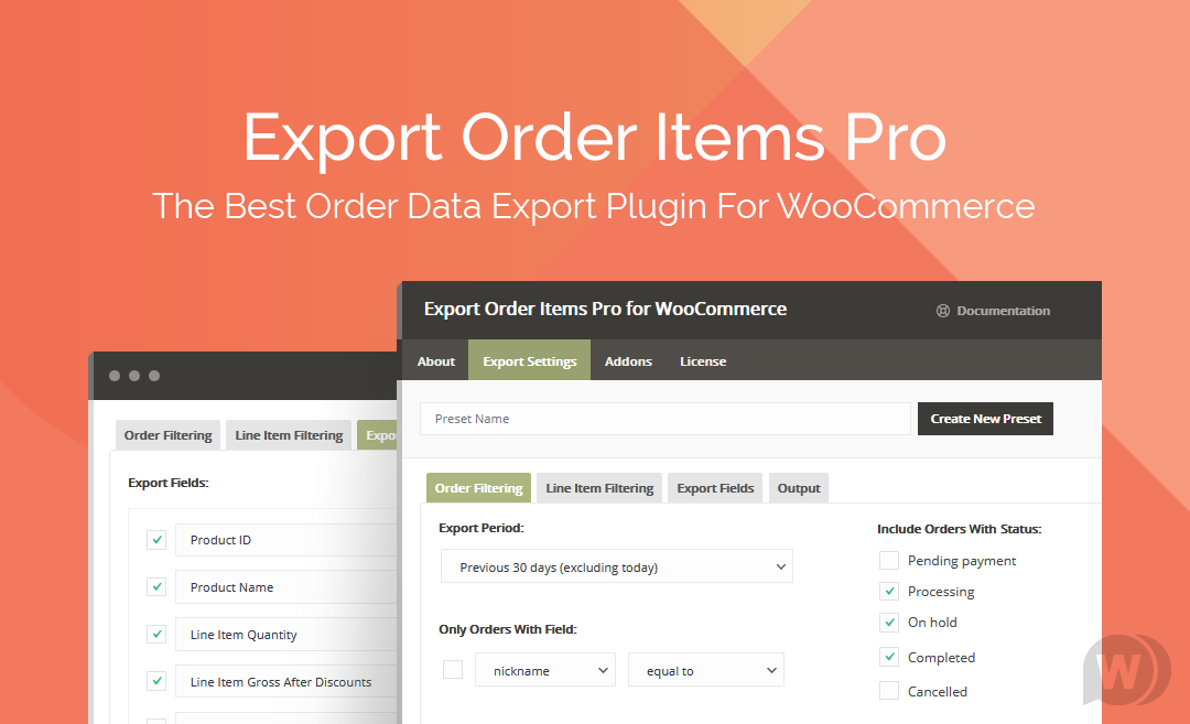 Export Order Items Pro for WooCommerce v2.1.37