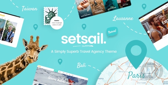 SetSail v2.1 – WordPress旅游主题