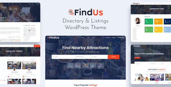 Findus v1.1.63 – 目录列表 WordPress 主题