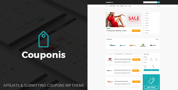 Couponis v3.2.3 – 附属和提交优惠券 WordPress 主题
