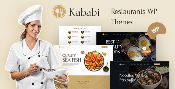 Kababi v1.0.5（已汉化） – WordPress餐饮美食主题