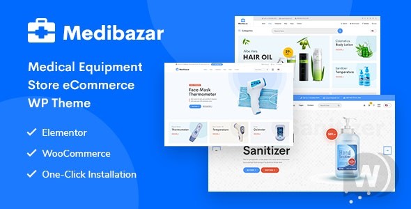 Medibazar v1.8.9 – WooCommerce 医疗主题