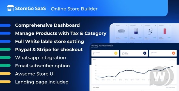 StoreGo SaaS v8.8 – 在线商店构建器