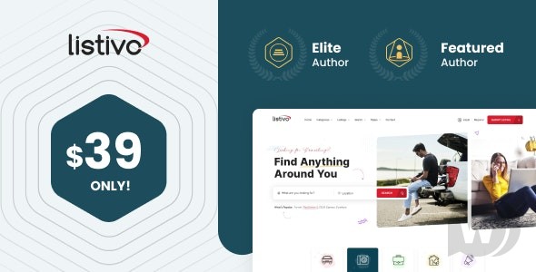Listivo v2.3.85 – WordPress 主题公告板和目录