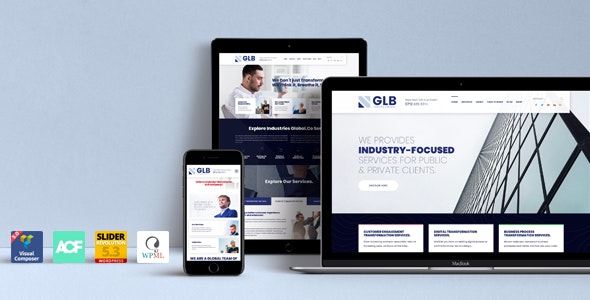 Glb v1.1.7 – 响应式多用途 WordPress 主题
