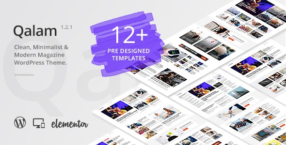 Qalam v2.2.0 – 报纸和杂志 WordPress 主题