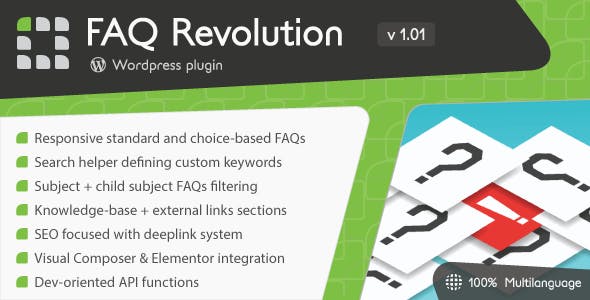 FAQ Revolution v2.4.2（已汉化） – WordPress常见问题解答插件