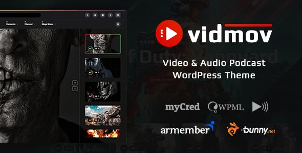 VidMov v2.3.1（已汉化） – WordPress视频主题