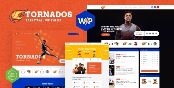 Tornados v1.1.7 –  WordPress NBA球队主题