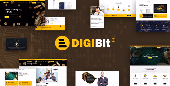 DigiBit v2.2 –  WordPress 加密货币挖掘主题
