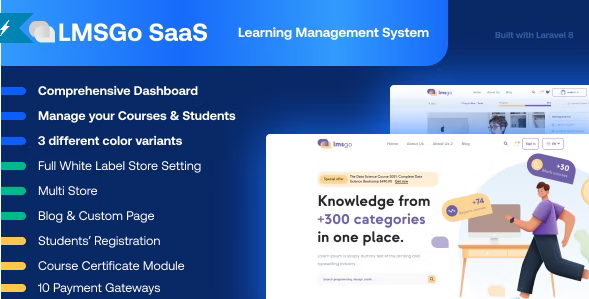 LMSGo SaaS v4.2 – 学习管理系统