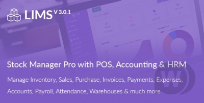 SalePro v5.9.1（已汉化） – 带有 POS、HRM、会计的库存管理系统