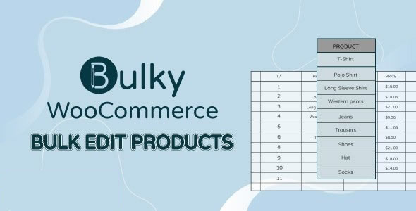 Bulky v1.3.11（已汉化） – WooCommerce 批量编辑产品、订单、优惠券插件