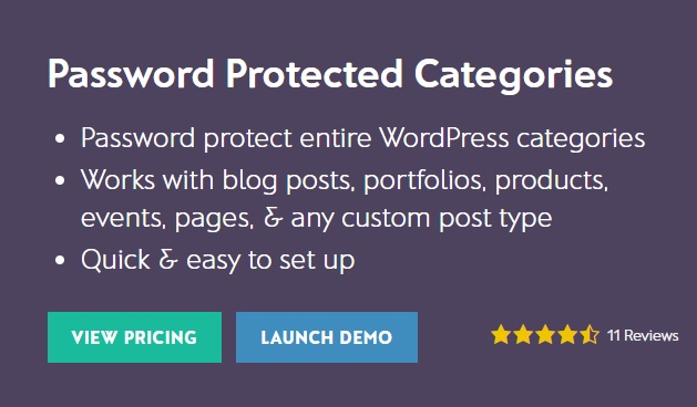 Barn2 Media Password Protected Categories v2.1.28（已汉化） – WordPress 密码保护插件