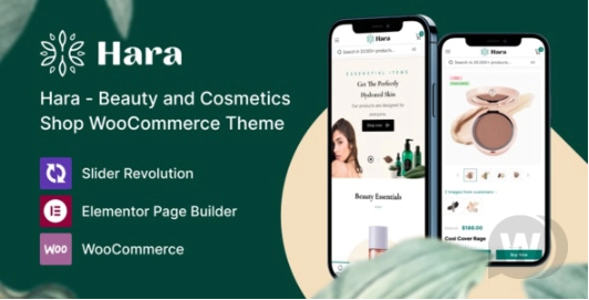 Hara v1.2.1.9 –  WooCommerce 美容和化妆品店主题