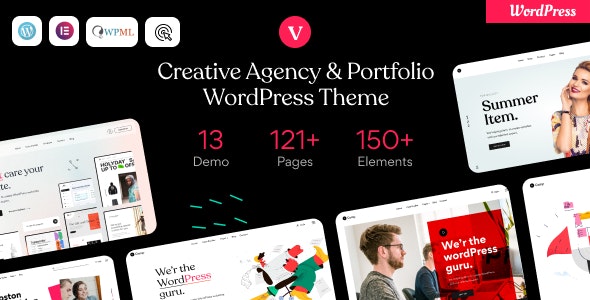 vCamp v1.3 – WordPress 创意机构和投资组合主题