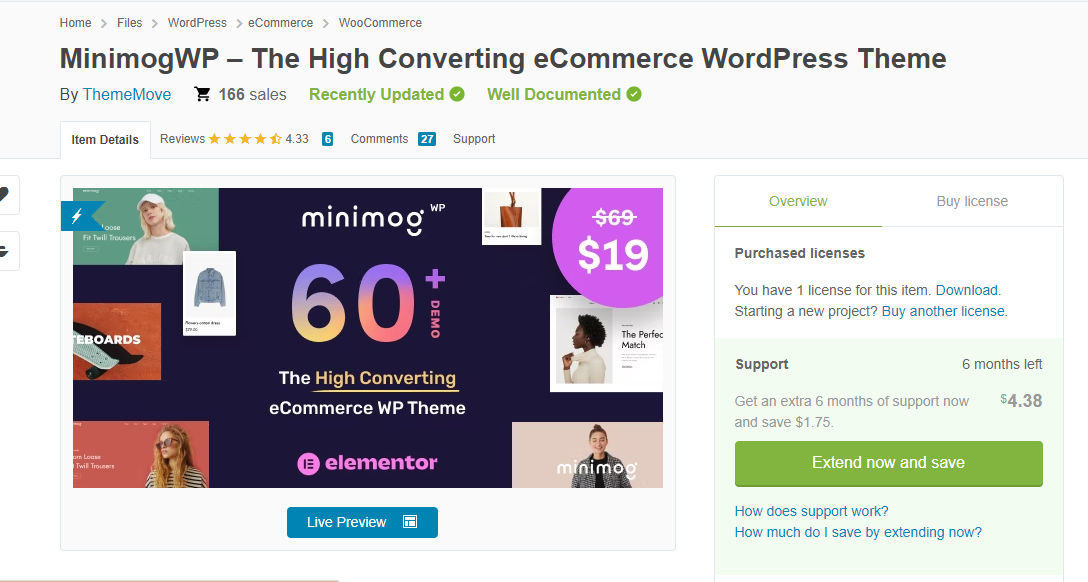 MinimogWP v4.0.5 –  WordPress 高转化电子商务主题