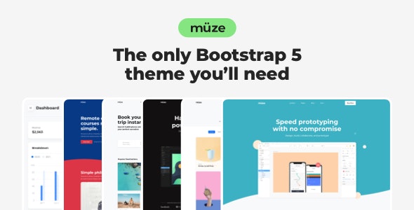 Muze v1.1 – 多功能 HTML5 模板