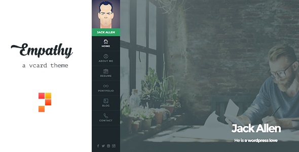 Empathy v1.4.8 –  WordPress vCard主题