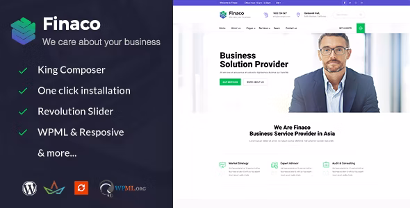 Finaco v2.1 – WordPress 咨询和商务主题