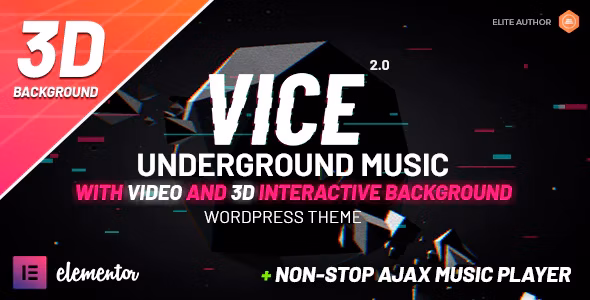 Vice v2.5.0 – WordPress 音乐网站主题