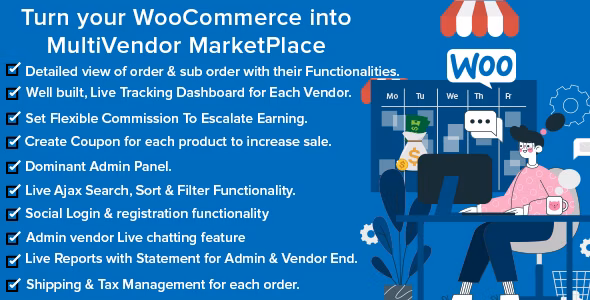 Mercado Pro v1.6.0 – 将您的 WooCommerce 变成多供应商市场