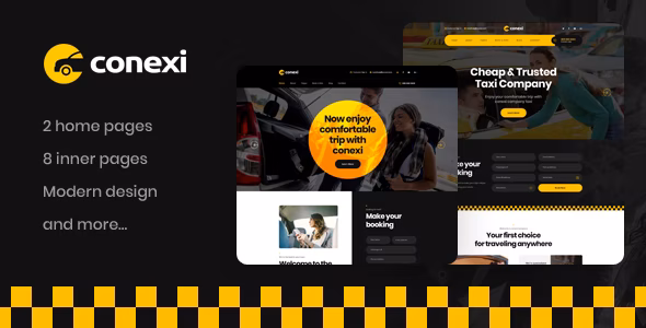 Conexi v3.0 – WordPress 出租车预订服务主题