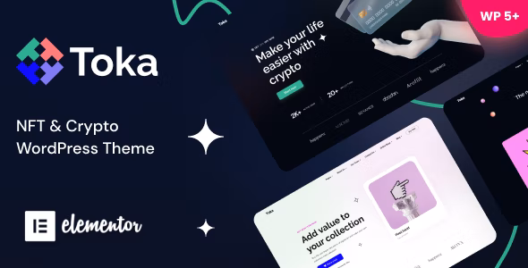Toka v1.30 – WordPress NFT加密主题