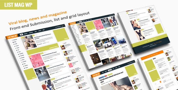 List Mag WP v3.6 – WordPress 响应式博客主题