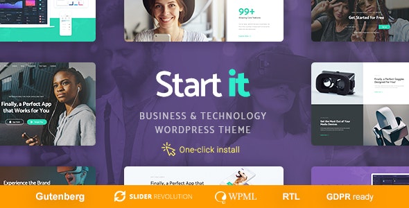 Start It v1.1.5 – 技术与启动 WP 主题