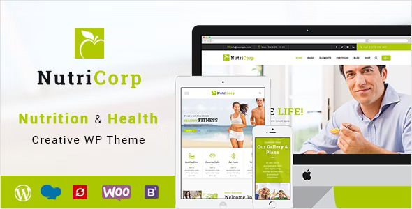 Nutricorp v3.6 – 营养与健康创意 WordPress 主题