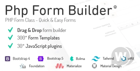 PHP Form Builder v6.2 – 表单构建器源码