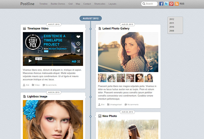 Themify Postline v.7.6.8 – WordPress 主题