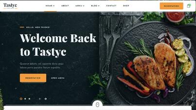 Tastyc v3.1.1 – WordPress 餐厅主题
