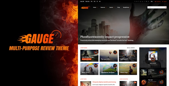 Gauge v6.57 – 多用途评论主题