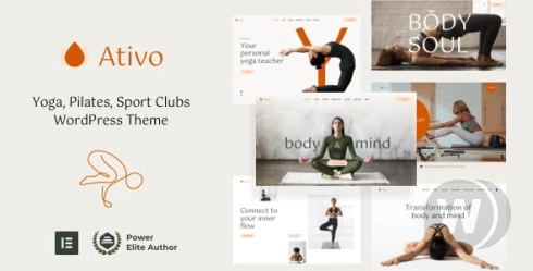 Ativo v48 – WordPress 普拉提瑜伽主题