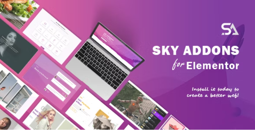 Sky Addons v5.0.0 – 适用于 Elementor Page Builder WordPress 插件