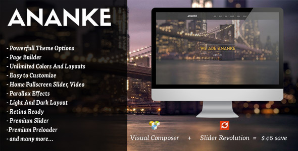 Ananke v3.9.3 – WordPress 单页主题
