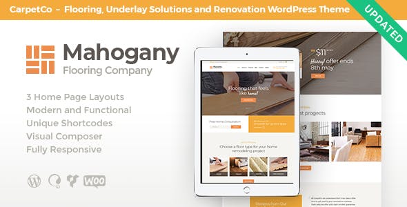Mahogany v2.3.0 – 地板公司WordPress主题