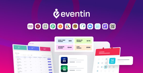 Eventin Pro  v4.1.6 – WooCommerce 的活动管理器和门票销售插件