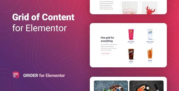 Grider v1.0.9 – Grid of Content and Products for Elementor