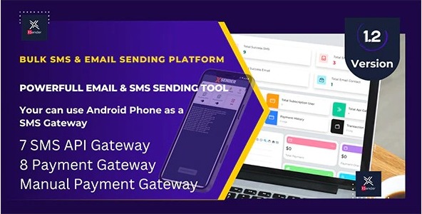 XSender v5.0（已汉化） – PHP Laravel 批量电子邮件和短信发送应用程序