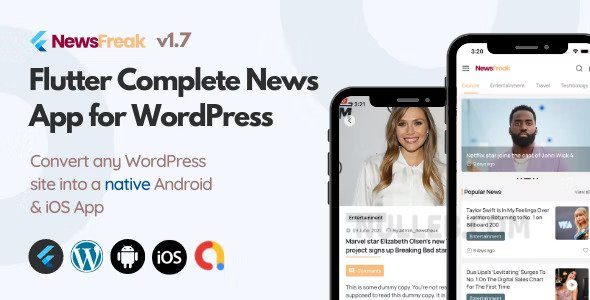 Newsfreak v2.2.3 – 适用于 WordPress 的 Flutter 新闻应用
