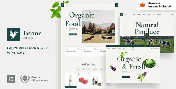 Ferme v46 – 食品店和农场 WooCommerce WordPress 主题