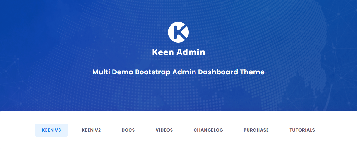 Keen v3.0.3 – 多演示引导管理仪表板主题