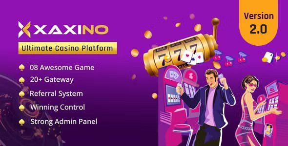Xaxino v3.5 – Ultimate Casino Platform
