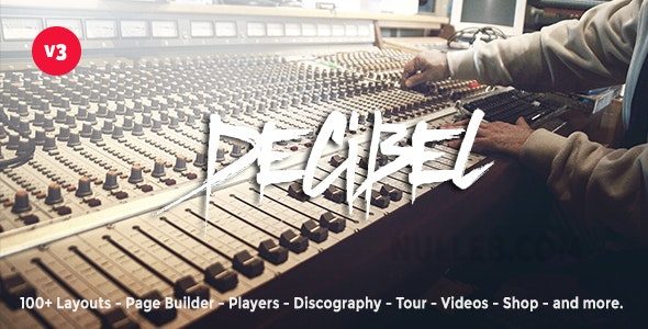 Decibel v3.8.80 – WordPress专业音乐主题