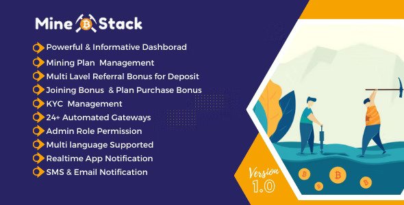 MineStack v1.0 – 云挖矿平台（已去除限制）